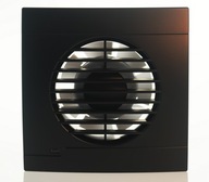 Ventilátor fi100 MAT BLACK krátky golier