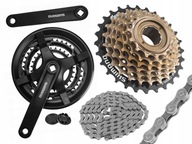 Sada hnacieho ústrojenstva SHIMANO kľuka 42 voľnobežka 7 reťaz