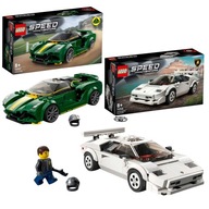 Zberateľské predmety LEGO Cars Speed ​​​​Champions Lotus Evija + Lamborghini Countach