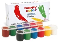 TEMPERA PLAKÁT MAĽUJE 12 FARIEB HAPPY FARBA