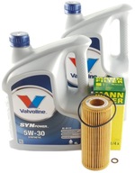 OLEJOVÝ FILTER MANN+ 9L OLEJ VALVOLINE BMW 2.5d 3.0d