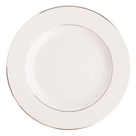 Jedálenský tanier ECRU PORCELÁN, Golden Line, 26 cm