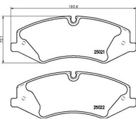 BREMBO BRZDOVÉ DESTIČKY LAND ROVER RANGE ROVER III