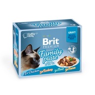 Brit Premium Cat Gravy Family tanier 12 x 85 g