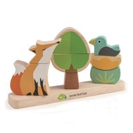 Magnetické puzzle - Líška, Tender Leaf Toys