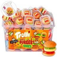 Želé cukríky mini burger Trolli 600g 60 kusov