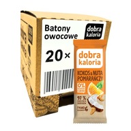 20x Dobra kalorická tyčinka pomarančový kokos 35g