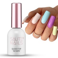 SAUTE NAILS HYBRID NAIL TOP 8ml GLOSSY TOP NO WIPE