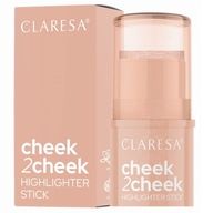 Claresa Highlighter Stick Cheek 2 Cheek 01 Pearl Shine mokrý efekt