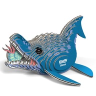 Mosasaurus Morský dinosaurus. Ekologické 3D puzzle