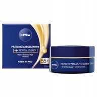 NIVEA Nočný krém proti vráskam 55+ 50ml