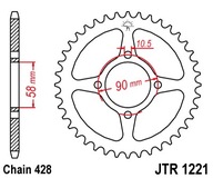 JT JTR1221.44 ZADNÉ OZUBENÉ KOLO