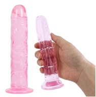 RUŽOVÉ DILDO UMELÉHO PENISU S PRÍSAVKOU POHL. 19CM