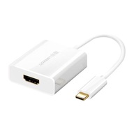 Adaptér USB-C na HDMI 1.4 UGREEN 40273, 4K (biely)