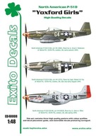 EXITO DECALS ED48008 1:48 Yoxford Girls P-51D