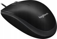 LOGITECH B100 USB myš, čierna, káblová optická