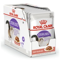 ROYAL CANIN STERILIZOVANÉ KRMIVO PRE MAČKY V Omáčke 12X85G