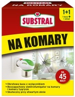 Substrálny elektrofumigátor proti komárom 45 nocí