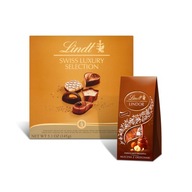 Lindt Swiss Luxury bonboniéra sada cukroviniek + LINDOR orechové pralinky 245g