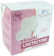 BOCIOLAND prsné vložky 100 kusov, super absorpčné, jednorazové, nalepovacie