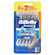 Holiace strojčeky Gillette Sensor3 Comfort 5 ks