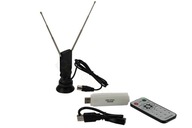 Dongle TV tuner DVB-T DVBT-2 DAB FM + DIAĽKOVÁ ANTÉNA