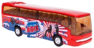 AUTOKAR TURISTICKÝ AUTOBUS 1:60 JAZDA WELLY METAL C