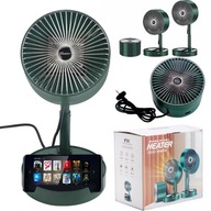 VENTILÁTOROVÝ OHRIEVAČ MALÝ Mini SKLADACÍ ZASUVNÝ 220V