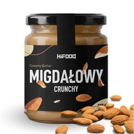 MANDĽOVÉ CRUNCHY HiFOOD 200g Mandľové maslo 100%