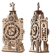 3D puzzle hodinová veža Drevený skladací model