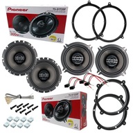 4 KS PIONEER reproduktory pre Audi A3 8L, predné + zadné rozpery