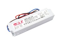 24H Hermet LED napájanie. 60W 24V 2,5A IP67 GLP