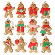 18ks Gingerman dekor Závesný Gingerbread Man