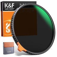 KF Sivý filter 72mm NASTAVITEĽNÝ ND2-ND400 fader PRO