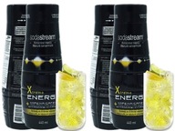 2x SODASTREAM XTREME ENERGY SIRUP NA 9L NÁPOJ NASÝTEĽ 440ml