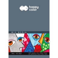 Happy Color Mix Media blok - A3, 200 g, 10 listov.