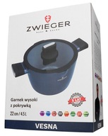 ZWIEGER VESNA - hrniec s pokrievkou 22cm 4,5L