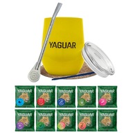 Yerba Mate Yaguar set 10x50g TermoLid