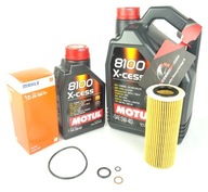 MOTUL 8100 X-CESS 5W40 6L KNECHT FILTER BMW M47D20