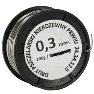 Nerezový drôt na včelie rámiky 0,3mm - 500g