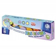 Plagátové farby ASTRA PASTEL 12 col x 20 ml ŠKOL