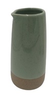Zelená keramická váza 14 cm