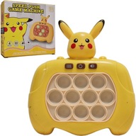 ELEKTRONICKÁ ARKÁDOVÁ HRA POP IT PUSH KONZOLE POKEMON PIKACHU 4 REŽIMY