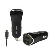 Samostatná nabíjačka. Beline 2xUSB + microUSB 2.1A čierny