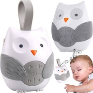 MUSIC BOX SPÍNACÍ BIT SZUMI Sova UKOĽKOVACÍ PRÍVESOK do postieľky na kočík 3m+