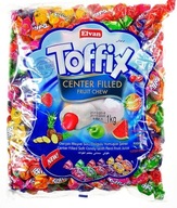 Toffix Elvan cukríky s ovocnou náplňou 1 kg