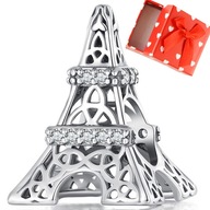 Charms Silver EIFFEL TOWER Paris S925 SILVER + darčeková krabička zdarma