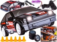 Drift Car, Auto RC Drift 1:24 2,4 GHz 4WD ČIERNA