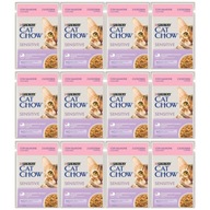 Purina CAT CHOW SENSITIVE Losos Cuketa 12x85g