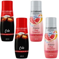 SODASTREAM Set koncentrát 2x Cola 2x Grapefruit